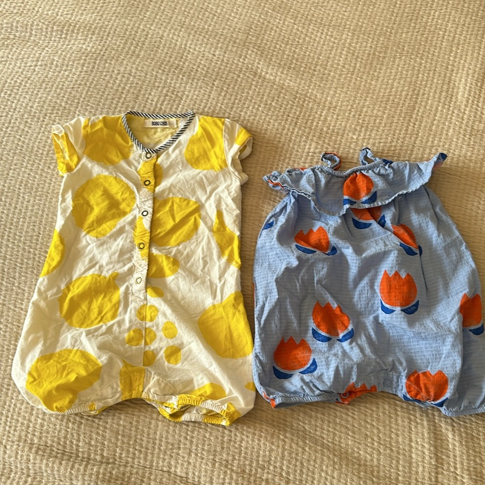 Bobo Choses Kids One Pieces - Yellow and Blue